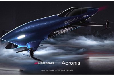 Etisalat hosts Acronis partner world’s first electric flying racing car Airspeeder at GITEX Global