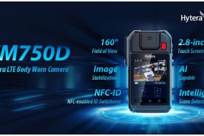 Hytera Launches Body Worn Camera VM750D for Safe, Smart and Transparent Communications