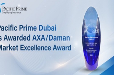 Pacific Prime Dubai تحصل على جائزة التميُّز في السوق من AXA/Daman