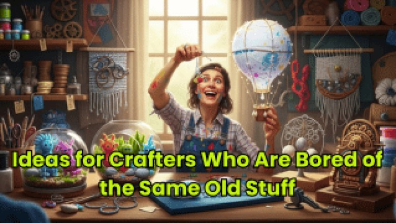 Ideas for Crafters Who Are Bored of the Same Old Stuff